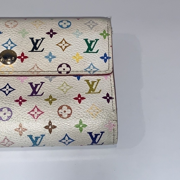 LOUIS VUITTON Multicolor Monogram Louise Wallet Authentic DATE CODE CA4087 - Picture 13 of 16